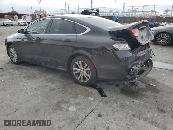 2016 Chrysler 200 Limited with VIN 1C3CCCAB1GN185635, listed as a Copart auction lot 86758014 with 123,122 mi miles and Salvage Title. Bid and sale history available at carsss.com. Image 2.