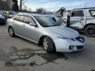2004 Acura TSX w/Navigation with VIN JH4CL96914C045076, listed as a Copart auction lot 45740905 with 119,878 mi miles and Salvage Title. Bid and sale history available at carsss.com. Image 4.
