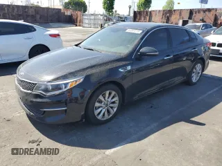 2016 Kia Optima EX with VIN 5XXGU4L35GG066570, listed as a Copart auction lot 54387215 with 98,657 mi miles and Clean Title. Bid and sale history available at carsss.com. Image 1.