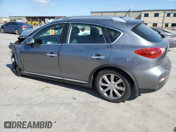 2016 Infiniti QX50 with VIN JN1BJ0RR8GM267853, listed as a Copart auction lot 75546243 with 0 mi miles and Salvage Title. Bid and sale history available at carsss.com. Image 2.