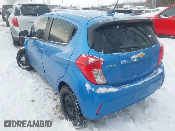 2017 Chevrolet Spark LS with VIN KL8CB6SA3HC713977, listed as a IAAI auction lot 41265053 with 108,655 mi miles. Bid and sale history available at carsss.com. Image 3.