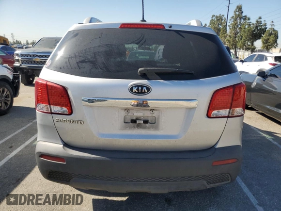 2011 Kia Sorento LX with VIN 5XYKT4A20BG125875, listed as a Copart auction lot 52759345 with 196,291 mi miles and Clean Title. Bid and sale history available at DreamBid. Image 6.