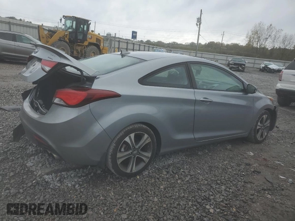 2014 Hyundai Elantra Coupe with VIN KMHDH6AH4EU029370, listed as a Copart auction lot 79304904 with 117,137 mi miles and Salvage Title. Bid and sale history available at carsss.com. Image 3.