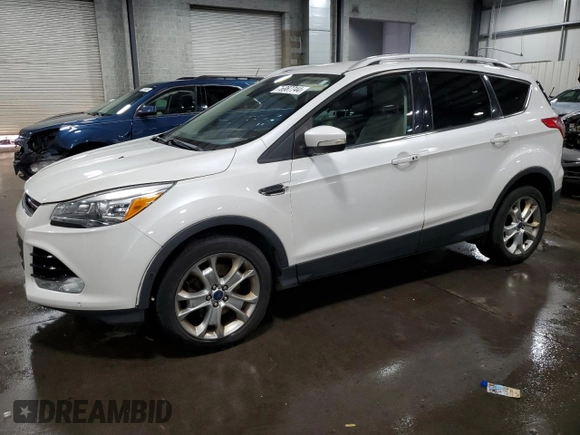 2014 Ford Escape Titanium with VIN 1FMCU9J94EUE52922, listed as a Copart auction lot 76987744 with 185,966 mi miles and Salvage Title. Bid and sale history available at carsss.com. Image 1.