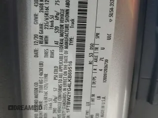 2020 Ford Transit Cargo с VIN 1FTBW2YG4LKB69516, выставлен на аукционе Copart как лот 75314754 с пробегом 124 398 миль миль и Списание • Salvage title. История ставок и продаж доступна на DreamBid. Изображение 16.