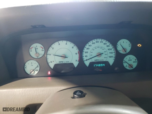 2003 Jeep Grand Cherokee Limited with VIN 1J4GW58NX3C572555, listed as a Copart auction lot 80675454 with 174,894 mi miles and Salvage Title. Bid and sale history available at carsss.com. Image 9.