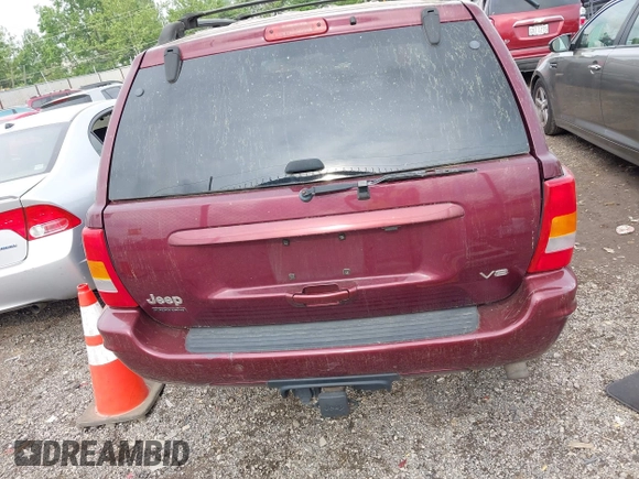 2000 Jeep Grand Cherokee Limited with VIN 1J4GW58N4YC423095, listed as a IAAI auction lot 42275933 with 135,684 mi miles and . Bid and sale history available at DreamBid. Image 17.