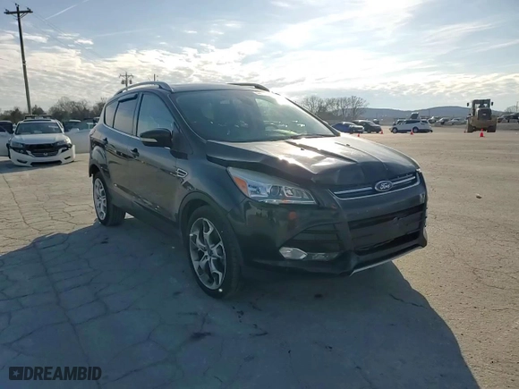 2014 Ford Escape Titanium with VIN 1FMCU9JXXEUA91419, listed as a Copart auction lot 44767135 with 116,580 mi miles and Salvage Title. Bid and sale history available at carsss.com. Image 12.