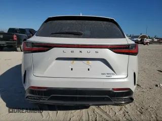 2025 Lexus NX 350h Luxury with VIN 2T2HKCEZ4SC038891, listed as a Copart auction lot 82850384 with 407 mi miles and Salvage title. Bid and sale history available at DreamBid. Image 6.