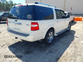 2007 Ford Expedition EL Limited with VIN 1FMFK19507LA18415, listed as a IAAI auction lot 41789617 with 219,455 mi miles. Bid and sale history available at carsss.com. Image 4.