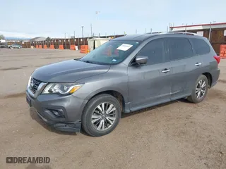 2019 Nissan Pathfinder S with VIN 5N1DR2MM7KC600737, listed as a IAAI auction lot 41840932 with 112,627 mi miles. Bid and sale history available at carsss.com. Image 17.