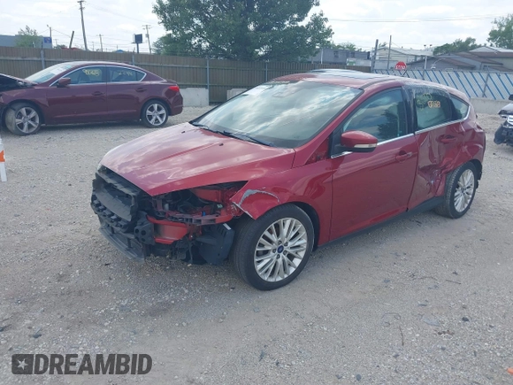 2017 Ford Focus Titanium with VIN 1FADP3N24HL294690, listed as a IAAI auction lot 39893510 with 123,089 mi miles and . Bid and sale history available at DreamBid. Image 2.