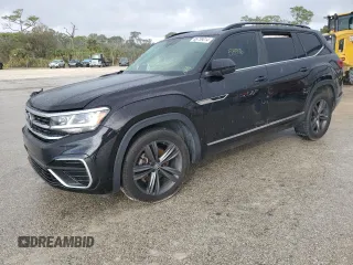 2021 Volkswagen Atlas SE with VIN 1V2PR2CA2MC516125, listed as a Copart auction lot 85739014 with 58,976 mi miles and Non repairable. Bid and sale history available at DreamBid. Image 1.