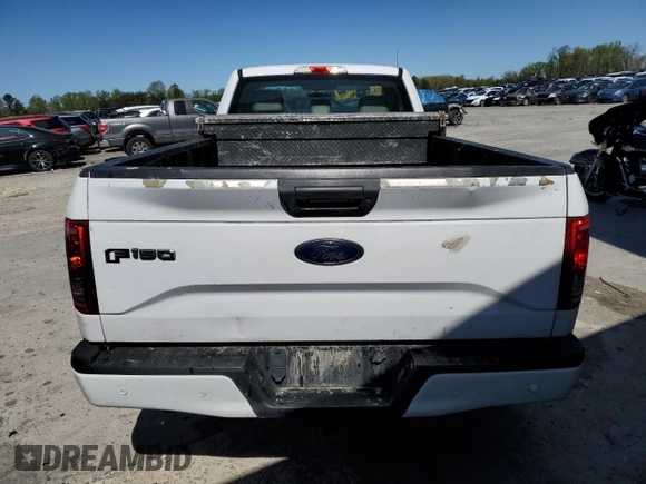 2017 Ford F-150 XL with VIN 1FTMF1C85HKD23290, listed as a Copart auction lot 53233075 with Not Provided miles and Salvage Title. Bid and sale history available at carsss.com. Image 6.