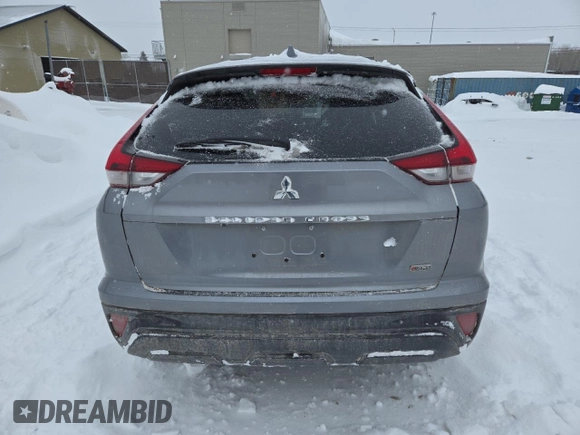 2024 Mitsubishi Eclipse Cross ES with VIN JA4ATUAA5RZ612868, listed as a Copart auction lot 45105185 with 11,230 mi miles and Salvage title. Bid and sale history available at DreamBid. Image 6.