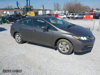 2015 Honda Civic Sedan LX with VIN 19XFB2F52FE065791, listed as a IAAI auction lot 41785933 with 229,355 mi miles. Bid and sale history available at carsss.com. Image 1.