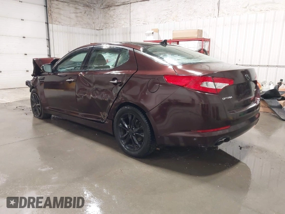 2011 Kia Optima EX with VIN KNAGN4A70B5108513, listed as a IAAI auction lot 42097595 with 184,334 mi miles and . Bid and sale history available at carsss.com. Image 3.
