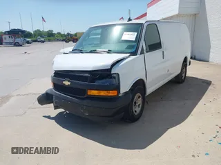 2019 Chevrolet Express Cargo Van with VIN 1GCWGAFP0K1163129, listed as a IAAI auction lot 41984551 with 50,069 mi miles. Bid and sale history available at carsss.com. Image 20.