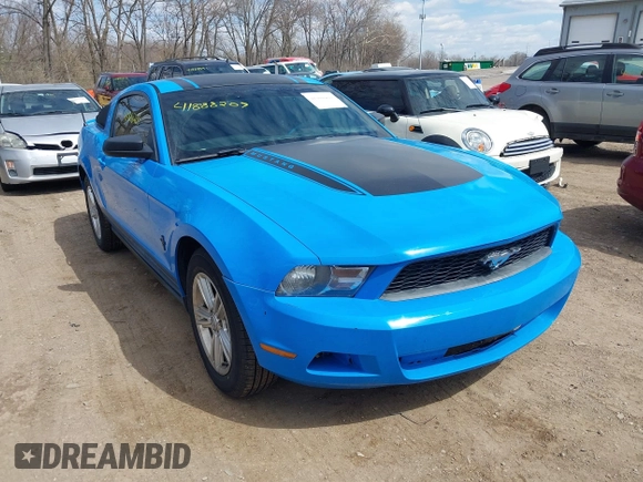 2011 Ford Mustang V6 with VIN 1ZVBP8AM3B5152930, listed as a IAAI auction lot 41888209 with 167,407 mi miles and . Bid and sale history available at DreamBid. Image 1.