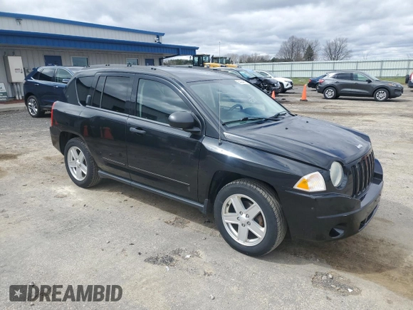 2009 Jeep Compass North with VIN 1J4FT47BX9D196562, listed as a Copart auction lot 54044015 with 80,443 mi miles and Non Repairable. Bid and sale history available at carsss.com. Image 4.