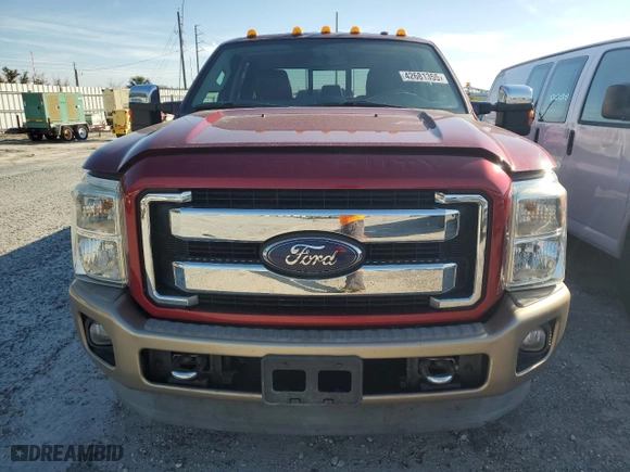 2014 Ford Super Duty F-350 DRW XLT with VIN 1FT8W3DT4EEA32435, listed as a Copart auction lot 42681355 with 88,719 mi miles and Salvage Title. Bid and sale history available at carsss.com. Image 5.