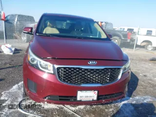 2015 Kia Sedona LX with VIN KNDMB5C14F6059569, listed as a IAAI auction lot 41564739 with 167,275 mi miles. Bid and sale history available at carsss.com. Image 12.