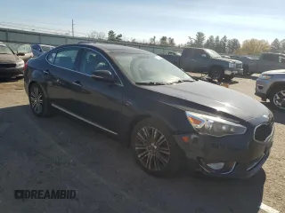 2014 Kia Cadenza Premium with VIN KNALN4D75E5125970, listed as a Copart auction lot 76982544 with 151,816 mi miles and Salvage Title. Bid and sale history available at carsss.com. Image 4.