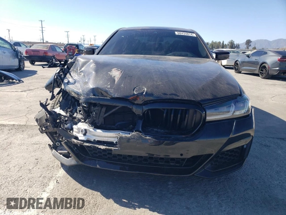 2023 BMW 5 Series M550i xDrive with VIN WBA13BK03PCM44838, listed as a Copart auction lot 68434874 with 17,798 mi miles and Salvage title. Bid and sale history available at DreamBid. Image 5.