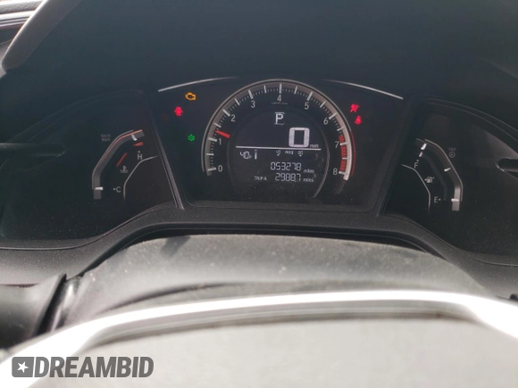 2016 Honda Civic Sedan LX with VIN 2HGFC2F59GH520883, listed as a Copart auction lot 47518695 with 53,278 mi miles and Clean Title. Bid and sale history available at carsss.com. Image 9.
