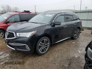2017 Acura MDX w/Advance Pkg with VIN 5FRYD4H80HB001699, listed as a Copart auction lot 42324475 with 146,707 mi miles and Salvage Title. Bid and sale history available at carsss.com. Image 1.