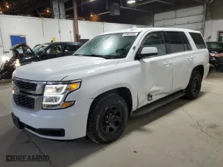 2016 Chevrolet Tahoe Commercial with VIN 1GNSKDEC4GR121222, listed as a Copart auction lot 87661095 with 282,496 mi miles and Salvage Title. Bid and sale history available at carsss.com. Image 1.
