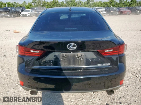 2014 Lexus IS 250 with VIN JTHBF1D25E5019919, listed as a Copart auction lot 58667425 with 154,400 mi miles and Salvage title. Bid and sale history available at DreamBid. Image 6.