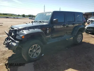 2013 Jeep Wrangler Unlimited Rubicon with VIN 1C4HJWFGXDL681294, listed as a Copart auction lot 58189305 with 148,414 mi miles and Salvage title. Bid and sale history available at DreamBid. Image 1.
