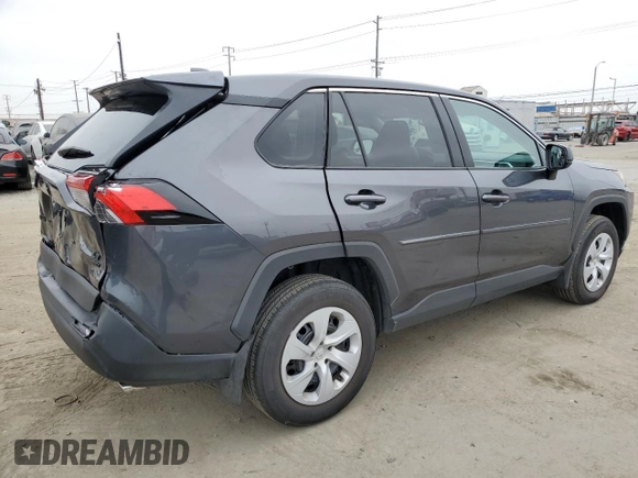 2024 Toyota RAV4 LE with VIN 2T3F1RFV2RW489895, listed as a Copart auction lot 62606225 with 5,194 mi miles and Salvage title. Bid and sale history available at DreamBid. Image 3.