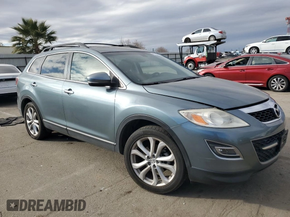 2012 Mazda CX-9 Grand Touring with VIN JM3TB3DV7C0356374, listed as a Copart auction lot 43962075 with 164,852 mi miles and Salvage Title. Bid and sale history available at carsss.com. Image 4.