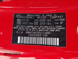 2014 Hyundai Genesis Coupe R-Spec z VIN KMHHT6KD3EU113885, wystawiony jako IAAI lot #42180909 z przebiegiem 65 272 mil mil oraz . Historia ofert i sprzedaży dostępna na DreamBid. Obrazek 9.