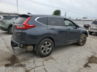 2019 Honda CR-V EX-L with VIN 2HKRW2H8XKH667093, listed as a Copart auction lot 80422394 with 0 mi miles and Salvage Title. Bid and sale history available at carsss.com. Image 3.