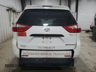 2016 Toyota Sienna L with VIN 5TDZK3DC2GS735352, listed as a Copart auction lot 77198404 with 224,495 mi miles and Salvage title. Bid and sale history available at DreamBid. Image 6.