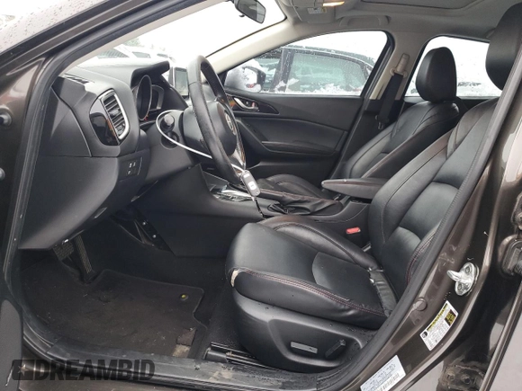 2014 Mazda 3 i Grand Touring with VIN JM1BM1M78E1102724, listed as a Copart auction lot 84099614 with 113,867 mi miles and Salvage Title. Bid and sale history available at DreamBid. Image 7.