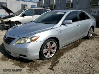 2007 Toyota Camry Hybrid with VIN JTNBB46K073036990, listed as a Copart auction lot 54250035 with 198,952 mi miles and Clean Title. Bid and sale history available at carsss.com. Image 1.