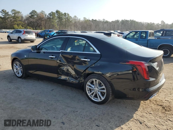 2021 Cadillac CT4 Luxury z VIN 1G6DJ5RK9M0114572, wystawiony jako Copart lot #43758515 z przebiegiem 47 072 mil mil oraz Tytuł czysty. Historia ofert i sprzedaży dostępna na DreamBid. Obrazek 2.
