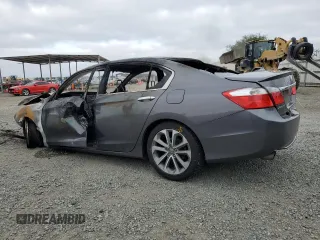 2015 Honda Accord Sport with VIN 1HGCR2F5XFA064486, listed as a Copart auction lot 54160845 with Not Provided miles and Non Repairable. Bid and sale history available at DreamBid. Image 2.