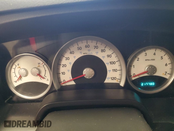 2008 Dodge Dakota SLT with VIN 1D7HE48K38S581338, listed as a Copart auction lot 85081194 with 217,780 mi miles and Salvage Title. Bid and sale history available at DreamBid. Image 9.