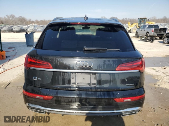 2023 Audi Q5 S line Premium Plus z VIN WA1EAAFY9P2018513, wystawiony jako Copart lot #47576785 z przebiegiem 44 580 mil mil oraz Szkody całkowita. Historia ofert i sprzedaży dostępna na DreamBid. Obrazek 6.