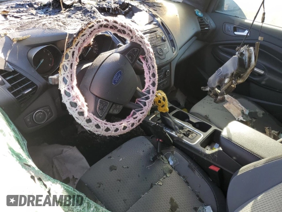 2017 Ford Escape SE with VIN 1FMCU9G93HUD30743, listed as a Copart auction lot 46584995 with Not Provided miles and Non Repairable. Bid and sale history available at carsss.com. Image 8.