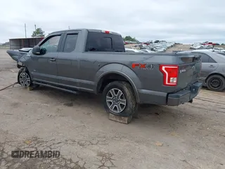 2015 Ford F-150 XLT with VIN 1FTEX1EP7FFA52955, listed as a IAAI auction lot 40799137 with 134,290 mi miles. Bid and sale history available at carsss.com. Image 3.