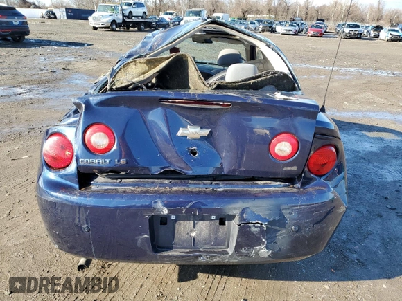 2008 Chevrolet Cobalt LS with VIN 1G1AK18F387324634, listed as a Copart auction lot 41470335 with 126,889 mi miles and Non Repairable. Bid and sale history available at DreamBid. Image 6.