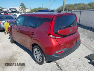 2021 Kia Soul LX with VIN KNDJ23AU6M7755006, listed as a IAAI auction lot 41817038 with 69,262 mi miles. Bid and sale history available at carsss.com. Image 3.