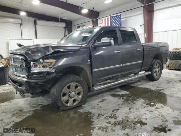 2014 Ram 2500 Longhorn with VIN 3C6UR5GL3EG136363, listed as a Copart auction lot 87637405 with 287,429 mi miles and Salvage Title. Bid and sale history available at carsss.com. Image 1.