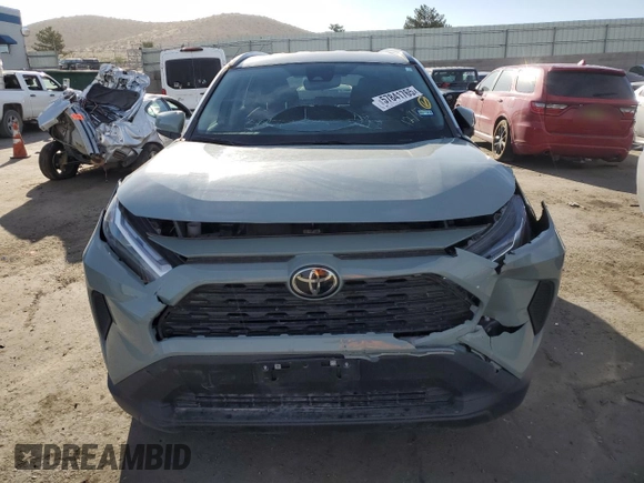 2022 Toyota RAV4 XLE with VIN 2T3W1RFV0NW189461, listed as a Copart auction lot 57841765 with 18,067 mi miles and Salvage title. Bid and sale history available at DreamBid. Image 5.